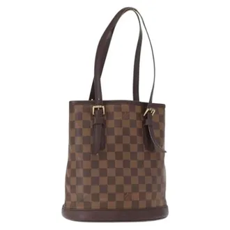Louis Vuitton Pre-owned Bucket Bags, female, Brown, Size: ONE SIZE Pre-owned Bucket Bag
