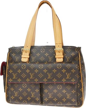Louis Vuitton Multipli Cite Monogram Canvas Brown Canvas Handbag (Pre-Owned)