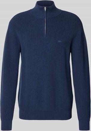 Levi's Regular Fit Troyer in Strick-Optik in Marine, Größe XL