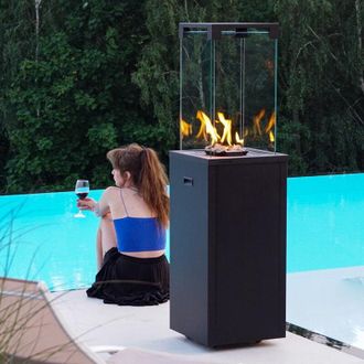 Kratki Terrassenheizer Gas PATIO LIGHT schwarz