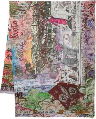 Faliero Sarti Comedy Printed Scarf Accessories
