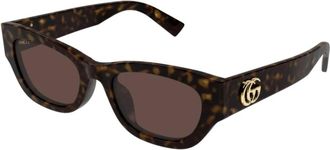 Gucci Gg 1954Sa-002 Zonnebril - unisex - Zonnebrillen - Bruin - 53 MM - Accessoires