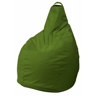 Dmora Puf Abdog, Sill&oacute;n Multiusos, Puf, Puf Reposapi&eacute;s, Made In Italy, 90x90 H120 Cm, Verde - Dmora