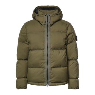 Stone Island Matt Ripstop Cordura Advanced Fabrics Down Jacket - Heren - Gewatteerde jassen - Groen - XL - Jassen