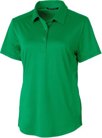Cutter & Buck Prospect Textured Stretch Womens Short Sleeve Polo Shirt