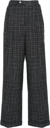A.P.C. Pantalon Melissa - Dames - Wijde Broeken - Zwart - M - Broeken