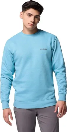 Columbia Hart Mountain II Sweatshirt Mens Blue Cotton Crew Neck JAX1981