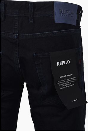 Replay Mens REPLAY GROVER JEAN DARK INDIGO - Navy - Size: 34/32