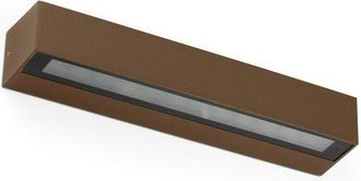 Faro Barcelona Faro Barcelona - Faro DORO-20 - Integrated led Up Down Lighter Outdoor Wall Light Brown, 3000K, IP65