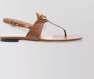 Valentino Garavani vlogo signature leather thong sandals