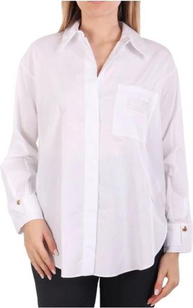 Elisabetta Franchi Ca-092-51E2-V380 Shirt - Dames - Overhemden - Wit - M - Overhemden