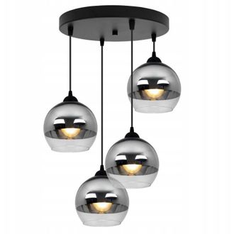 OEM L&aacute;mpara Colgante Elegante, L&aacute;mpara De Cristal, Led Cromado