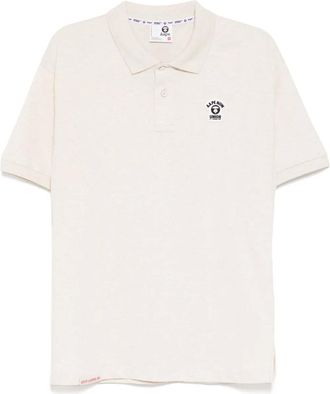 Aape By A Bathing Ape Polo con logo Moonface - Toni neutri