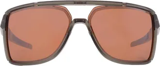 Oakley Castel Prizm Tungsten Polarized Rectangular Mens Sunglasses OO9147 914704 63