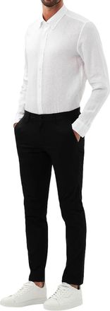 Michael Kors Black Stretch Twill Chinos Size M