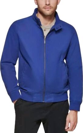 Club Room Mens Bomber Jacket In Blue
