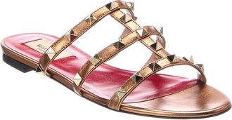 Valentino Valentino Rockstud Caged Leather Sandal