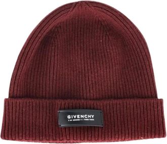 Givenchy Pre-owned Accessories, female, Red, Size: ONE SIZE Pre-owned Wool Hat