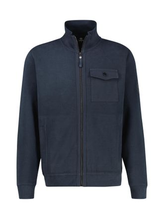 Lerros Sweatjacke LERROS Sweatjacke in &Uuml;bergr&ouml;ssen, modisch-sportiv, Herren, Gr. 5XL, classic navy, 70% Baumwolle, 30% Polyester, Sweatjacken Sweatjacke