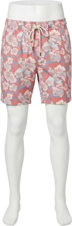 Faherty Beacon Trunk Short In Red Multi-Floral