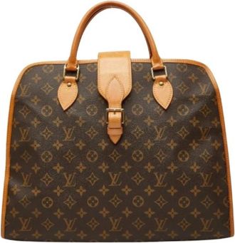 Louis Vuitton Pre-owned Aktetas - Dames - Vintage Handtas - Bruin - ONE Size - Vintage