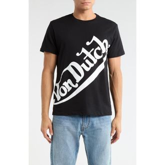 Von Dutch Graphic T-shirt in Jet Black at Nordstrom, Size X-Large