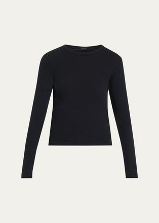 Mother The Long-Sleeve Itty Bitty Crop Tee
