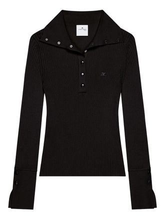 Courr&egrave;ges Classic Rib Polo Clothing