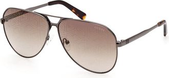 Guess GU00069 08F Mens Sunglasses Gunmetal Size 63