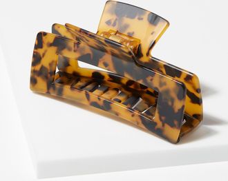 Simons Geo flecked oversized clip