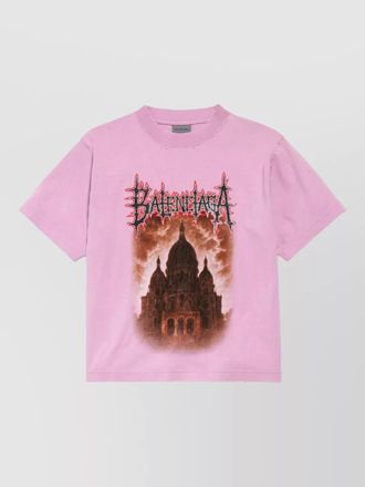 Balenciaga medium fit t shirt short sleeves graphic