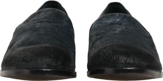 Dolce & Gabbana Suede Slip-On Loafers - Blue