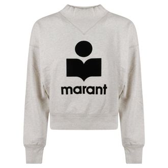 Isabel Marant Moby Sweatshirt - Sweatshirts & Hoodies - Mujer - Beige - 2XS