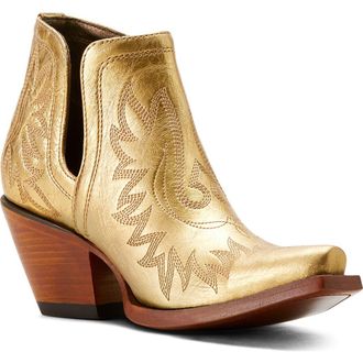 Ariat Dixon Short Western Boot in Gold/brown at Nordstrom Rack, Size 6.5