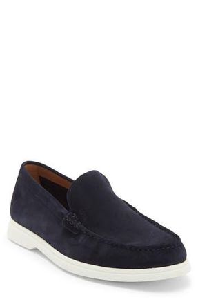 BOSS Sienne Moc Toe Loafer in Blue at Nordstrom Rack, Size 13Us / 12Uk