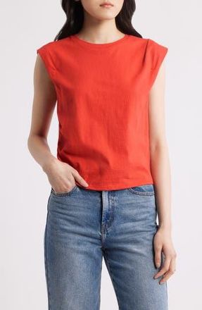 Rag & Bone Mica Gathered Muscle Tee at Nordstrom Rack, Size Large