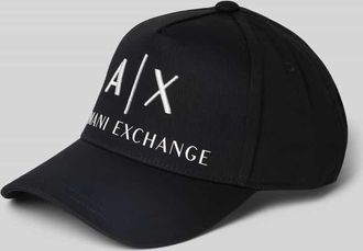 A|X Armani Exchange Basecap mit Label-Detail in Black, Größe 1