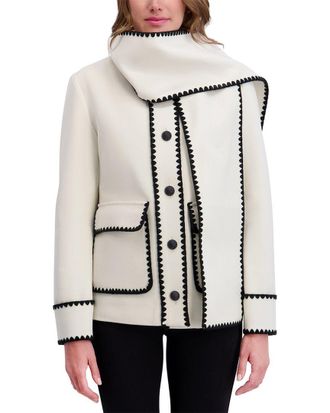Kensie Scarf Collar Jacket