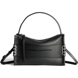 J.W.Anderson Small Loafer Leather Top Handle Bag in Black at Nordstrom