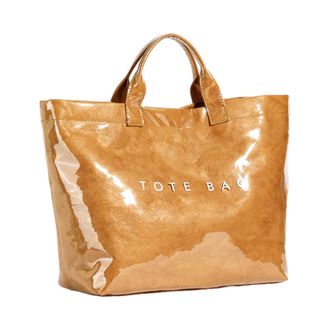 Generic Letter Print Tote Bag For Women - Multipurpose Paper Bag | Lightweight Spacious Organizer Bag With Pockets, Stylish Durable Travel Bag For Errands, So