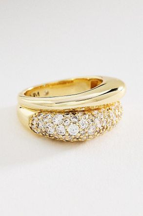 Melinda Maria Norah Loves A Pav&eacute; Double Ring