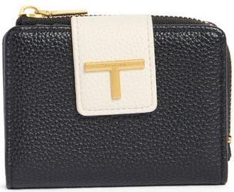 Elie Tahari Daniela French Faux Leather Wallet in Black at Nordstrom Rack