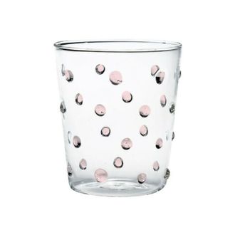 Zafferano Bicchiere Zafferano Party Tumbler Rosa 45 Cl Set 6 pezzi In Vetro