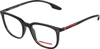 Prada Transparent Rectangular Mens Eyeglasses 0PS 01OV 1AB1O150