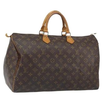 Louis Vuitton Pre-owned Handbags, female, Brown, Size: ONE SIZE Pre-owned Canvas Handbag