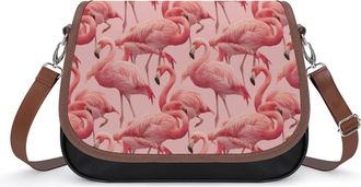 Generic Flamingo Funny Fashion Womens Crossbody Bags Novelty Handbag Shoulder Bag Purse