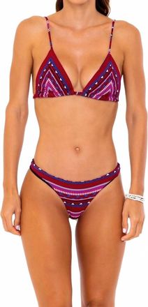 SOAH Womens Melanie Bottom In Red Tribal