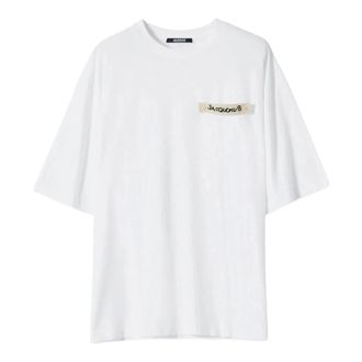 Jacquemus T-Shirts, male, Beige, Size: XL Jacquemus T-shirts and Polos Beige