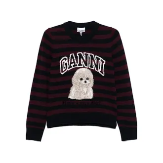 Ganni Intarsia-knit Jumper