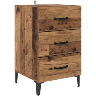 vidaXL Armario De Noche Madera Vieja 40 X 40.5 X 66 Cm Vidaxl